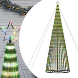 VidaXL Cône lumineux 1544 LED multicolores 500 cm