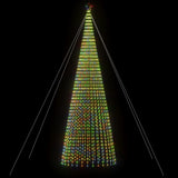 VidaXL Cône lumineux 1544 LED multicolores 500 cm