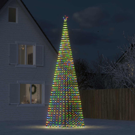 VidaXL Cône lumineux 1544 LED multicolores 500 cm