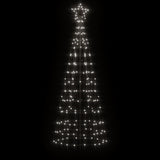 VidaXL Cône lumineux avec piquets de terre 220 LED blanc froid 180 cm