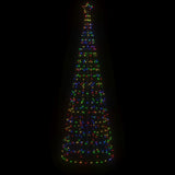 VidaXL Sapin de Noël LED avec pointes 570 LED colorées 300 cm