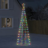 VidaXL Sapin de Noël LED avec pointes 570 LED colorées 300 cm