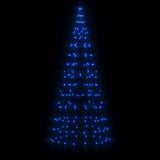 Vidaxl Light Cone On Flagpole 200 Blue LEDS 180 cm