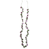 VidaXL guirlandes de Noël avec fleurs 6 pcs 250 cm printemps violet clair