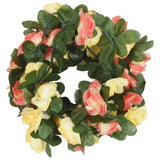 VidaXL guirlandes de fleurs 6 pcs 250 cm printemps coucher de soleil rouge
