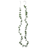 Vidaxl Garlands de Noël avec des fleurs 6 st 250 cm Spring White