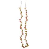 VidaXL guirlandes de Noël avec fleurs 6 pcs 250 cm rose rouge