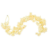 VidaXL guirlandes de Noël avec fleurs 6 pcs 180 cm couleur champagne