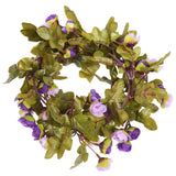 VidaXL guirlandes de Noël avec fleurs 6 pcs 215 cm violet clair