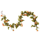 VidaXL guirlandes de Noël avec fleurs 6 pcs 215 cm rouge lever du soleil