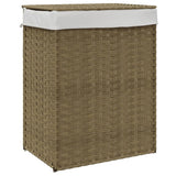 Vidaxl Laundry Ceste con coperchio 46x33x60 cm Poly Rattan