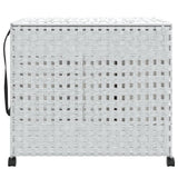 Košík na prádlo Vidaxl na kolech 66x35x60 cm Rattan White