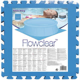 Bestway protections de sol pour piscine 8 pcs bleu 58220