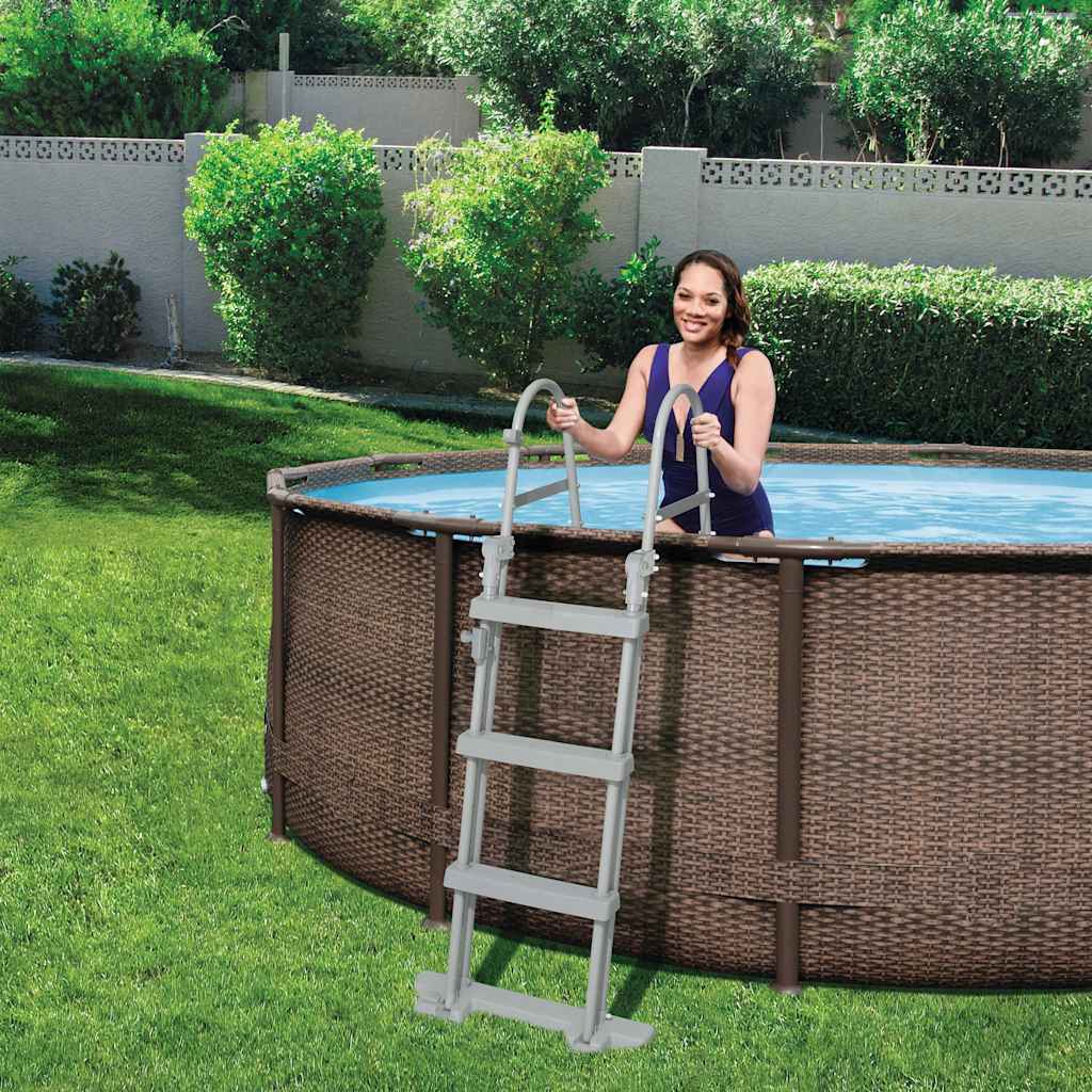 VidaXL échelle de piscine bestway flowclear 4 marches 122 cm 58331