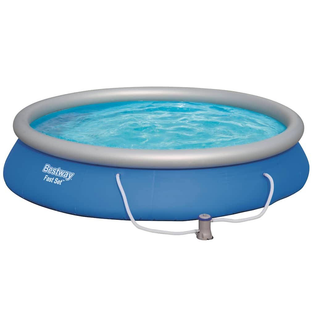 Bestway ensemble de piscine à réglage rapide 457x84 cm 57313