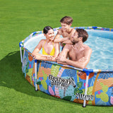 Piscine à cadre professionnel en acier Bestway 305x66 cm