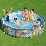 Piscine à cadre professionnel en acier Bestway 305x66 cm