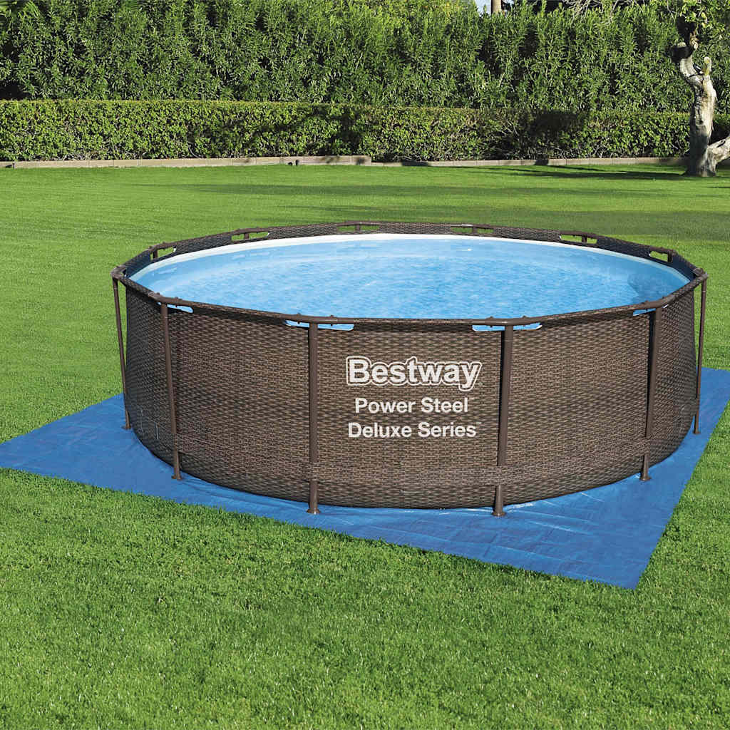 Tapis de sol pour piscine Bestway flowclear 396x396 cm
