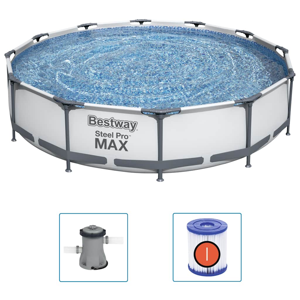 Ensemble piscine Bestway acier pro max 366x76 cm