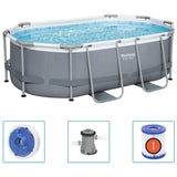 Bestway power swimming pool above ground oval 305x200x84 cm