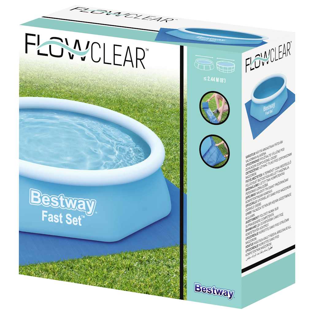 Tapis de sol pour piscine Bestway flowclear 274x274 cm