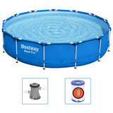 Cadre de piscine Bestway acier pro 396x84 cm
