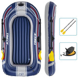 Bateau pneumatique Bestway hydro-force avec pompe et rames bleu