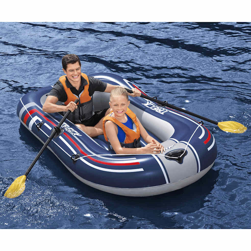 Bestway Hydro-Force inflatable boat with pump and rowing pans blue