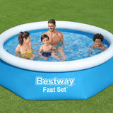 Piscine gonflable Bestway fast set ronde 244x66 cm