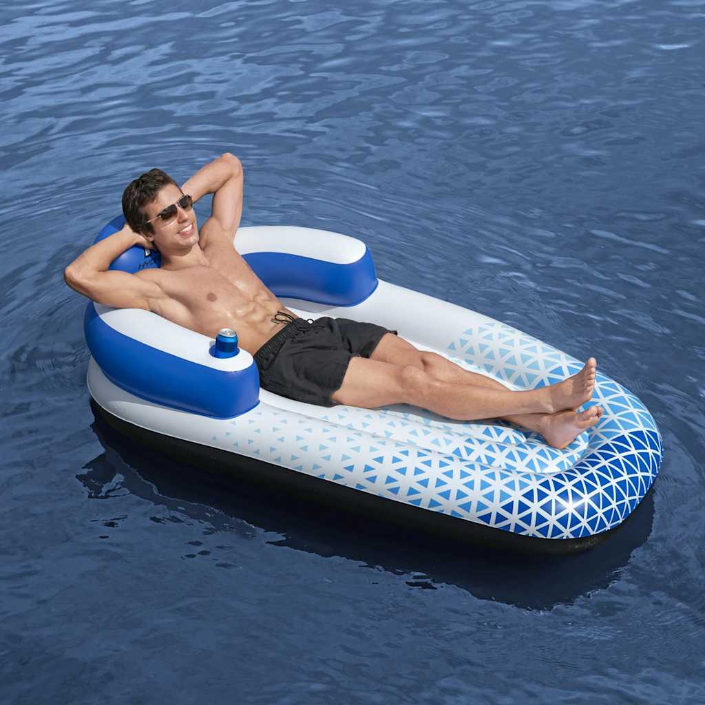 Bestway lit flottant hydro-force 183x97 cm bleu