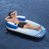 Bestway lit flottant hydro-force 183x97 cm bleu