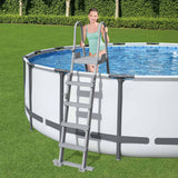 Échelle de piscine Bestway flowclear avec 4 marches 132 cm