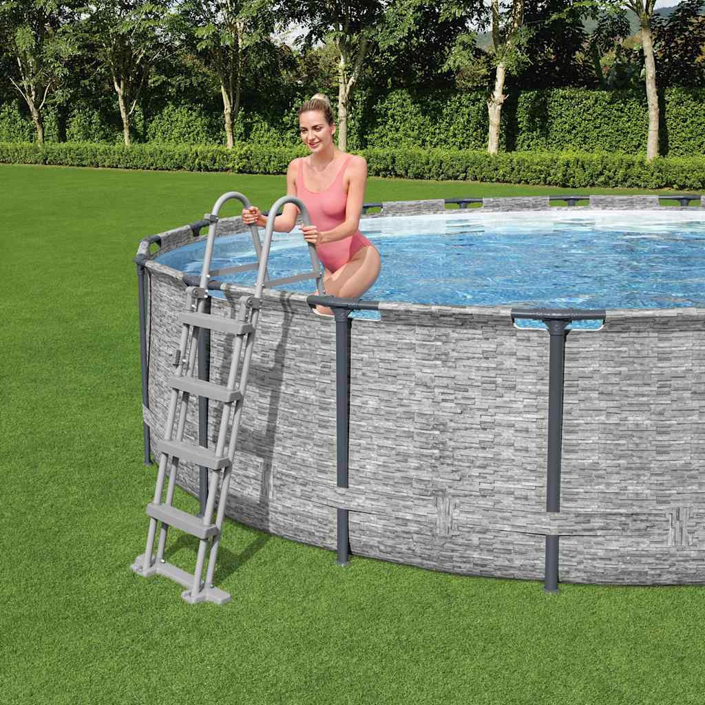 Échelle de piscine Bestway flowclear avec 4 marches 122 cm