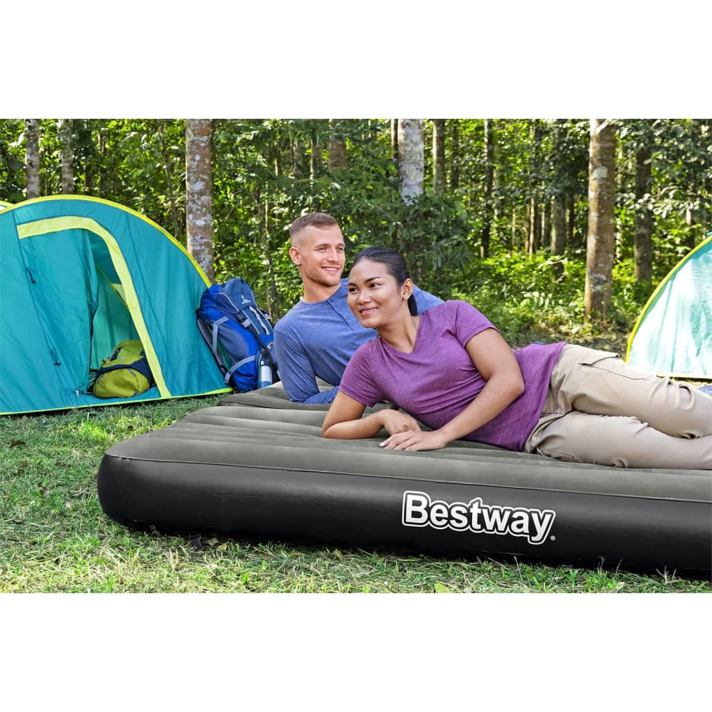 BESTWAY Airbett 3-in-1 aufblasbare 188x99x25 cm schwarz und grau