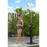 Bestway douche extérieure flux solaire 8 l noir