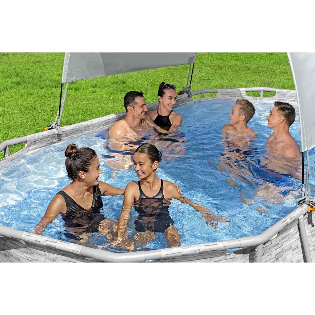 Couverture de piscine Bestway blanche