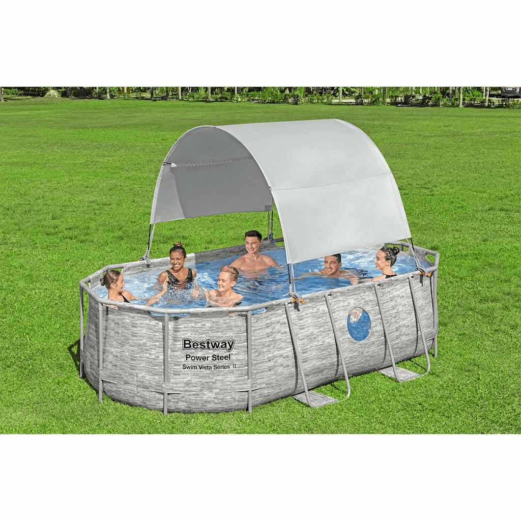 Couverture de piscine Bestway blanche