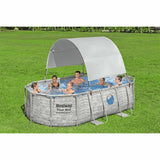 Couverture de piscine Bestway blanche