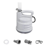 Pompe de vidange de piscine Bestway blanche