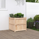 Vidaxx jardinière 60x60x60 cm bois de pin massif