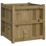 Jardinière Vidaxx 60x60x60 cm bois de pin imprégné