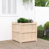 Vidaxx jardinière 70x70x70 cm bois de pin massif