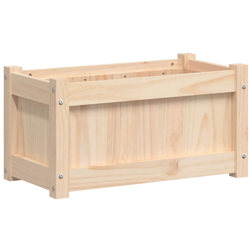 Boîte de planification Vidaxl 60x31x31 cm Pine solide