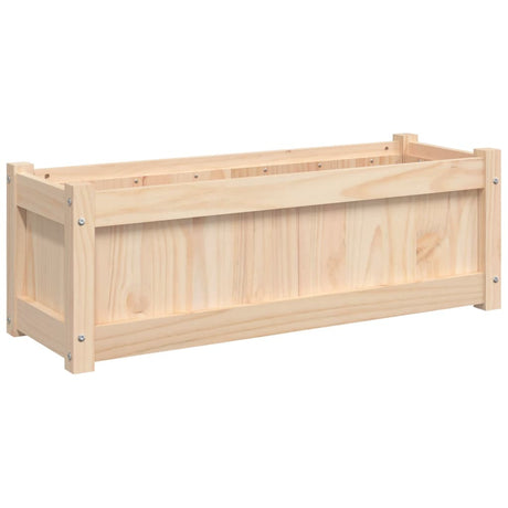 Vidaxx jardinière 90x31x31 cm bois de pin massif
