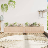 Vidaxx jardinières 2 pcs cm bois de pin massif