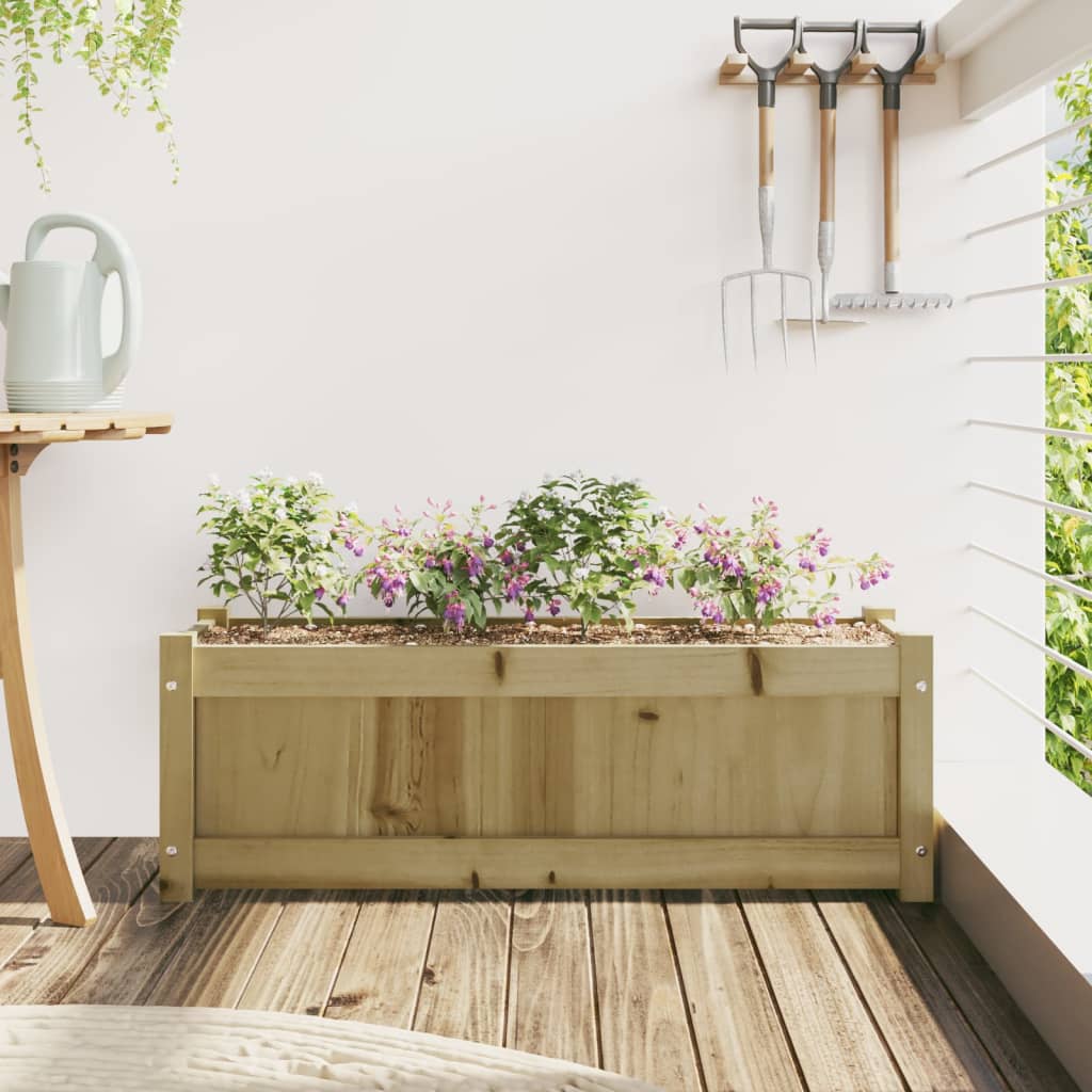 Jardinière Vidaxx 90x31x31 cm bois de pin imprégné
