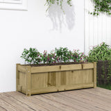 Jardinière Vidaxx 90x31x31 cm bois de pin imprégné