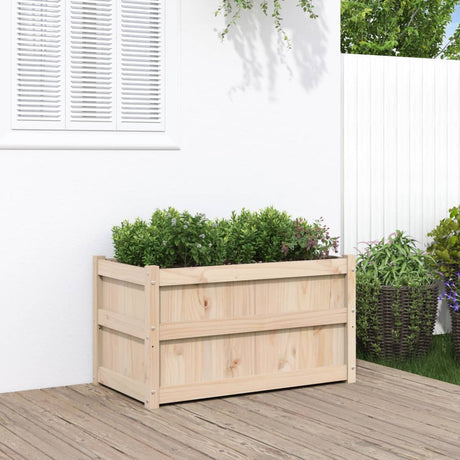 Vidaxx jardinière 90x50x50 cm bois de pin massif
