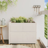 Vidaxx jardinière 90x50x70 cm bois de pin massif blanc