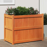 Vidaxx jardinière 90x50x70 cm bois de pin massif, marron lavé